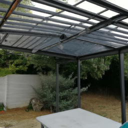 Aménagement de pergola avec fermeture loggia en PVC Stiring-Wendel